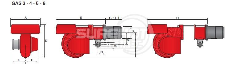利雅路GAS4外型尺寸圖